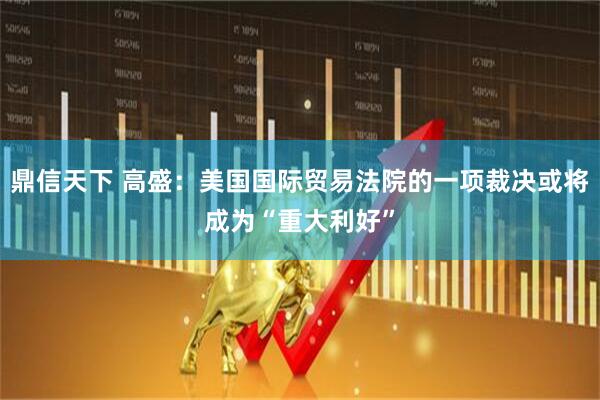 鼎信天下 高盛：美国国际贸易法院的一项裁决或将成为“重大利好”