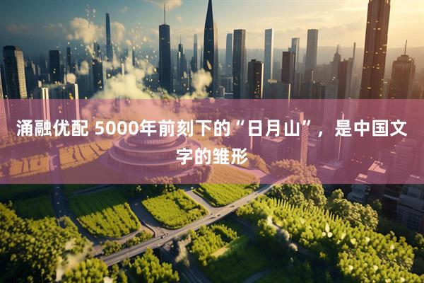 涌融优配 5000年前刻下的“日月山”，是中国文字的雏形