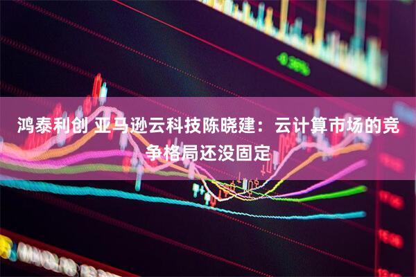 鸿泰利创 亚马逊云科技陈晓建：云计算市场的竞争格局还没固定