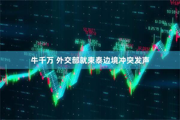 牛千万 外交部就柬泰边境冲突发声